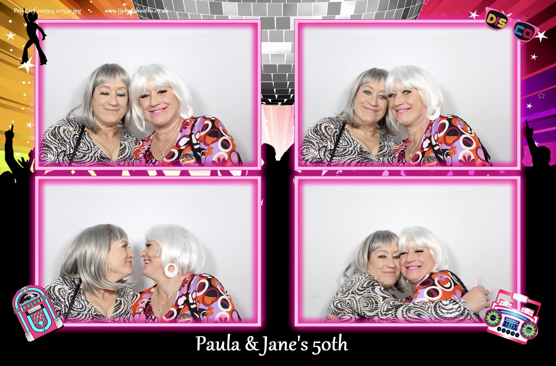 Paula & Jane's 50th | View more photos from the event at gallery.tjphotobooths.co.uk/u/TJPhotobooths/Paula-Janes-50th